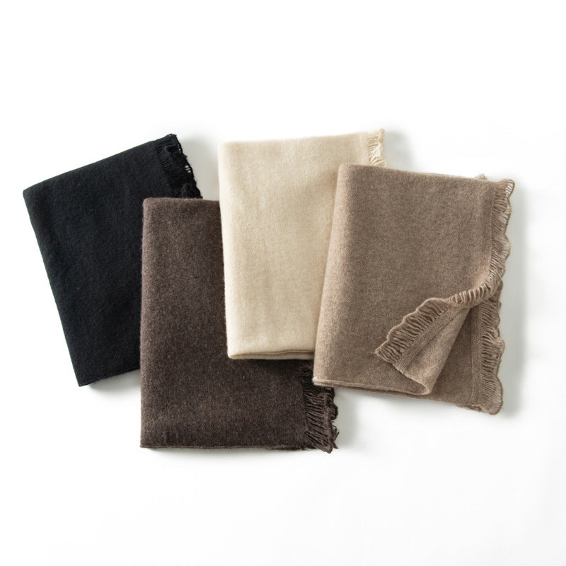 Cashmere Women's Thin Warm Single-strand Scarf