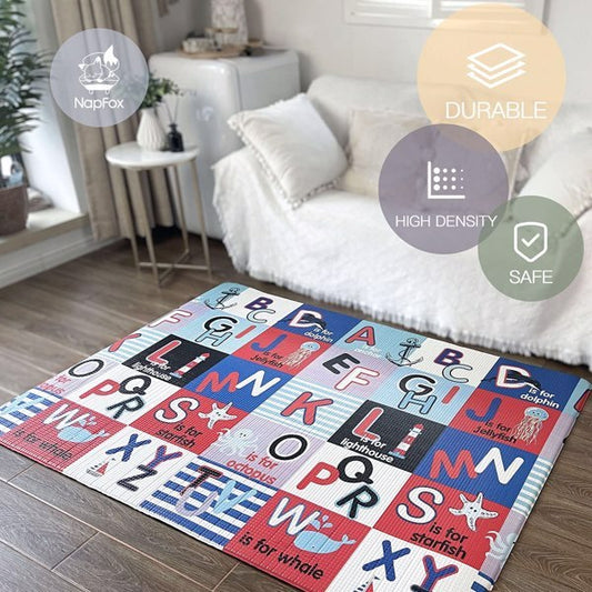 Baby Floor Play Mat, All-in-one Waterproof Baby Play Mat