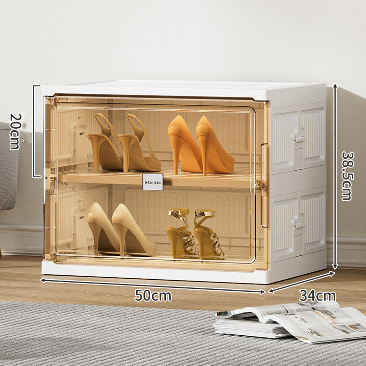 Cabinet Storage for Shoes - Foldable & Transparent