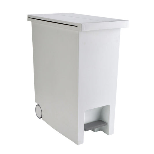 Pedal Trash Can – 12L/20L Long Barrel Plastic Waste Bin with Lid for Home & Office | Infinity Bazaar