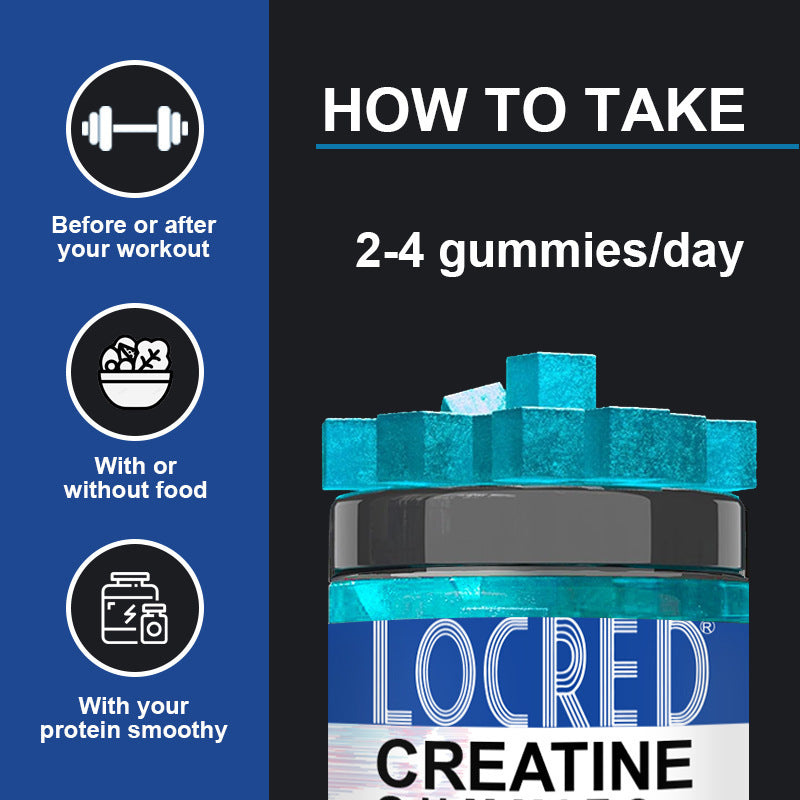 Creatine Exercise Soft Candy Fitness Gummies