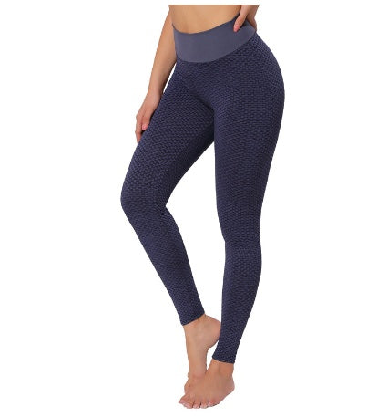 Plaid Seamless High-Waist Fitness Leggings for Women – Breathable Yoga & Gym Pants | Infinity Bazaar