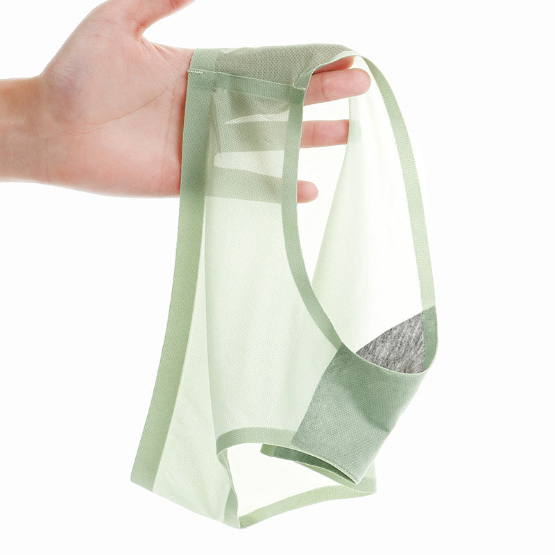 Breathable Antibacterial Inner Mid-waist Briefs