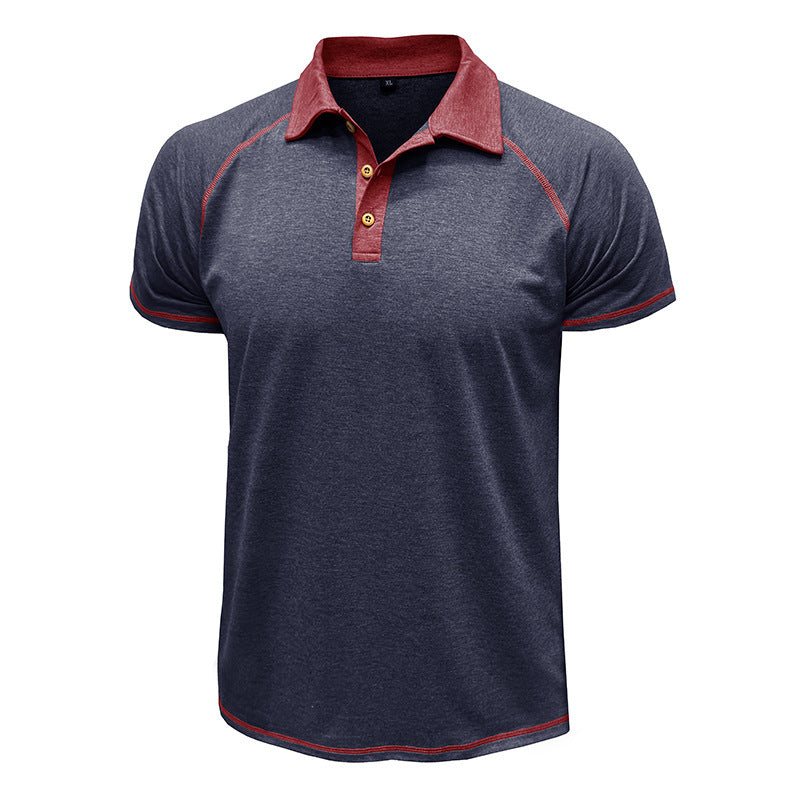 Short-sleeved Lapel T-shirt