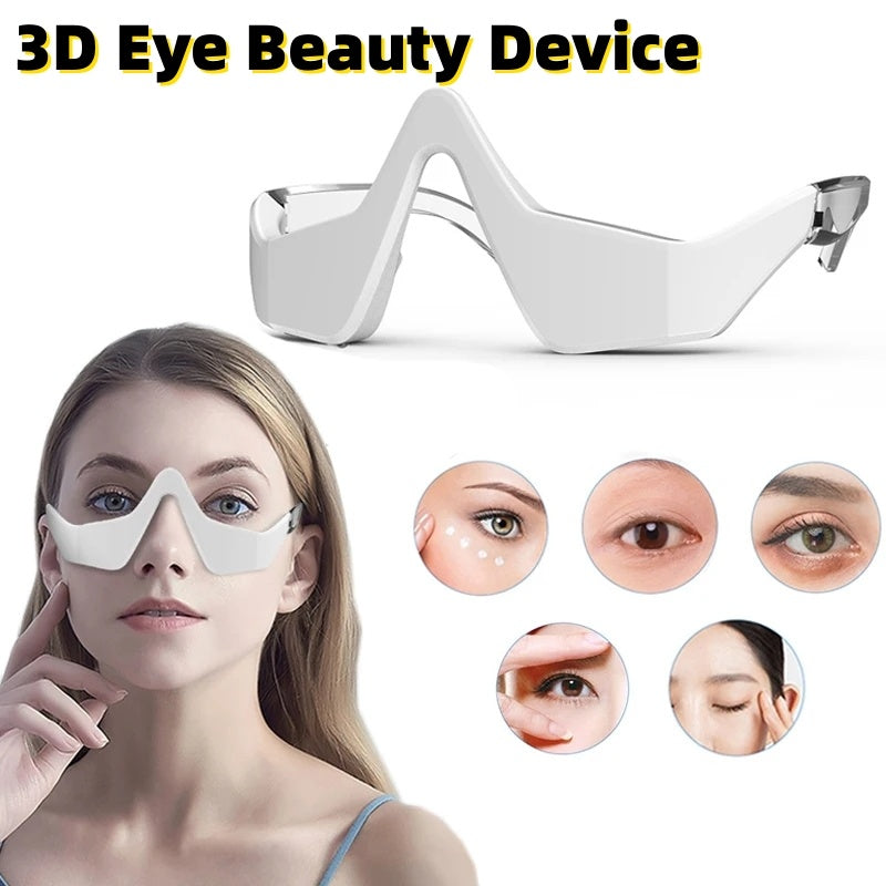 3D Eye Beauty Instrument – Micro-Current Pulse Eye Massager for Wrinkles, Dark Circles & Puffiness Relief | Infinity Bazaar
