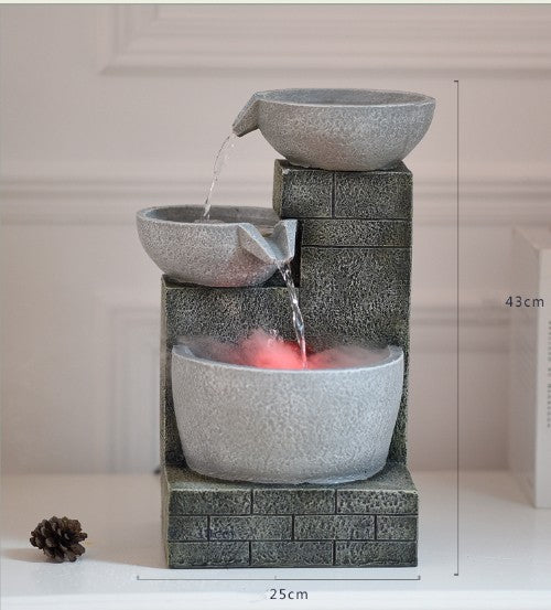Breathe easier and enjoy a serene atmosphere with the Modern Simple Desktop Fountain Humidifier—a perfect blend of air purification and relaxation in one.