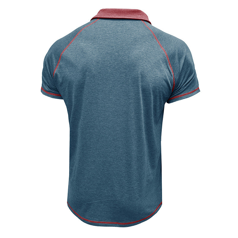 Short-sleeved Lapel T-shirt