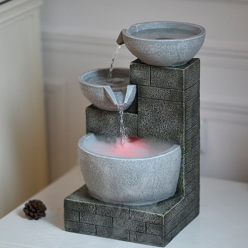 Breathe easier and enjoy a serene atmosphere with the Modern Simple Desktop Fountain Humidifier—a perfect blend of air purification and relaxation in one.