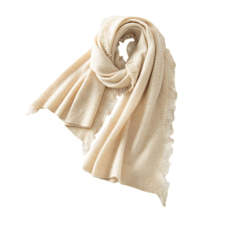 Cashmere Women's Thin Warm Single-strand Scarf