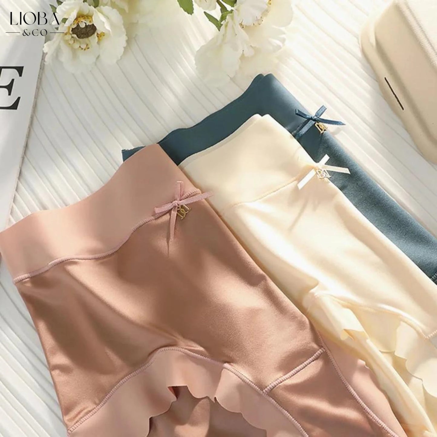 Satin Seamless Ice Silk Underwear pack