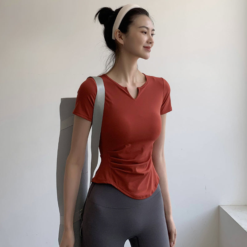 Women's Quick Dry Sports Short Sleeve Top Set