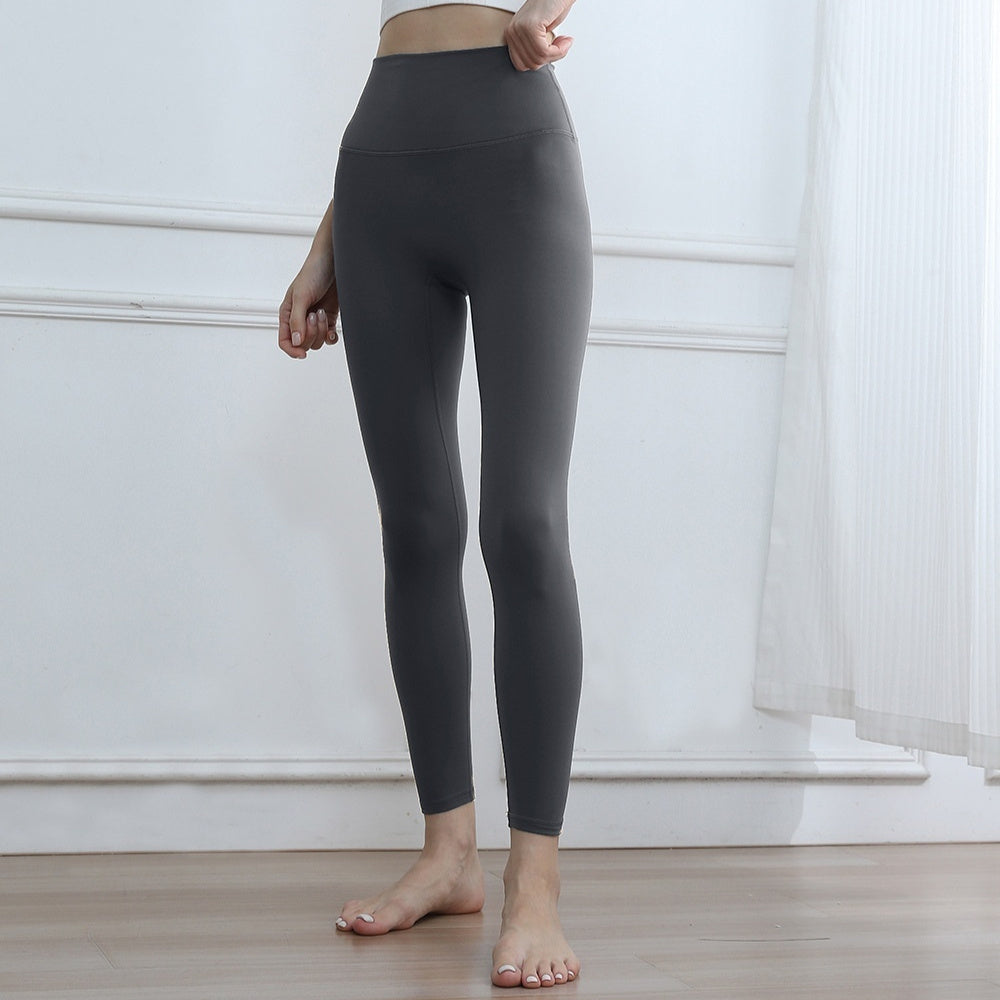 7A Thickened Fleece-Lined Traceless Yoga Pants for Women – High-Waisted Seamless Leggings for Winter Fitness & Outdoor Wear | Infinity Bazaar