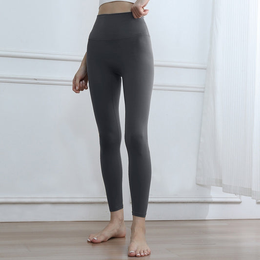 7A Thickened Fleece-Lined Traceless Yoga Pants for Women – High-Waisted Seamless Leggings for Winter Fitness & Outdoor Wear | Infinity Bazaar