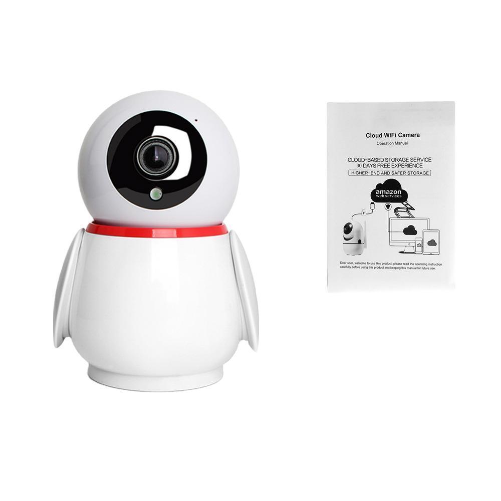 360° Wireless Panoramic Indoor Camera – 1080P WiFi Home Security Cam with Night Vision & Smart Motion Detection | Infinity Bazaar