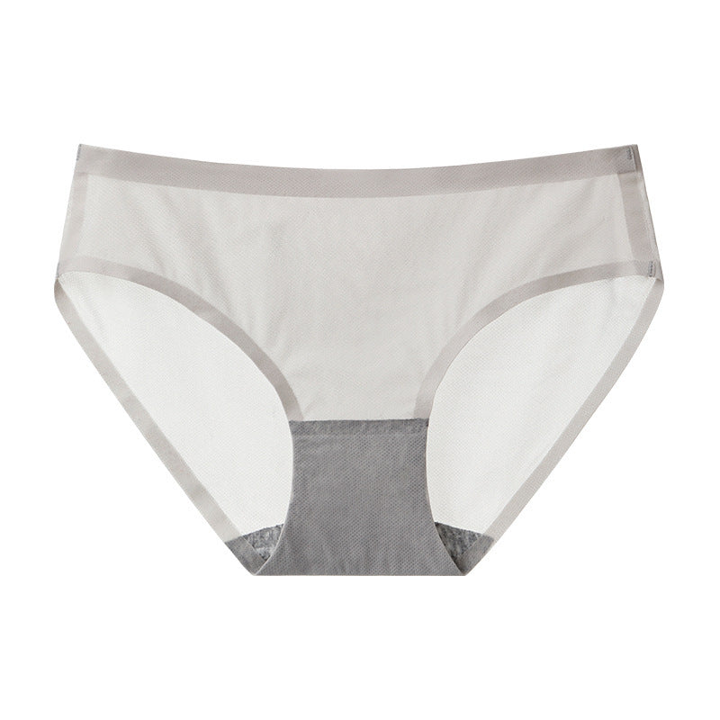 Breathable Antibacterial Inner Mid-waist Briefs