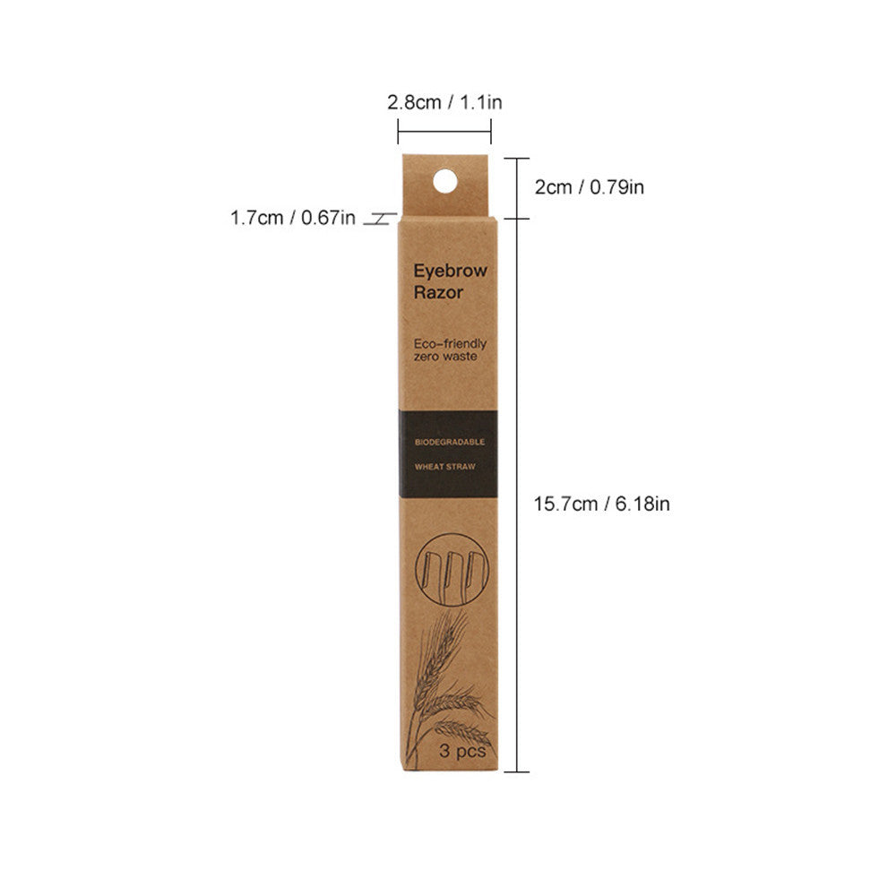 Environmentally Friendly Material Degradable Material Wheat Straw Eyebrow Trimming