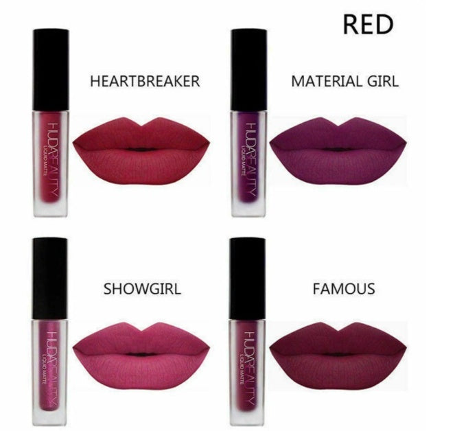 4-Piece Mini Lip Glaze Set – Vitamin-Infused Gloss for Smooth, Long-Lasting Color | Infinity Bazaar