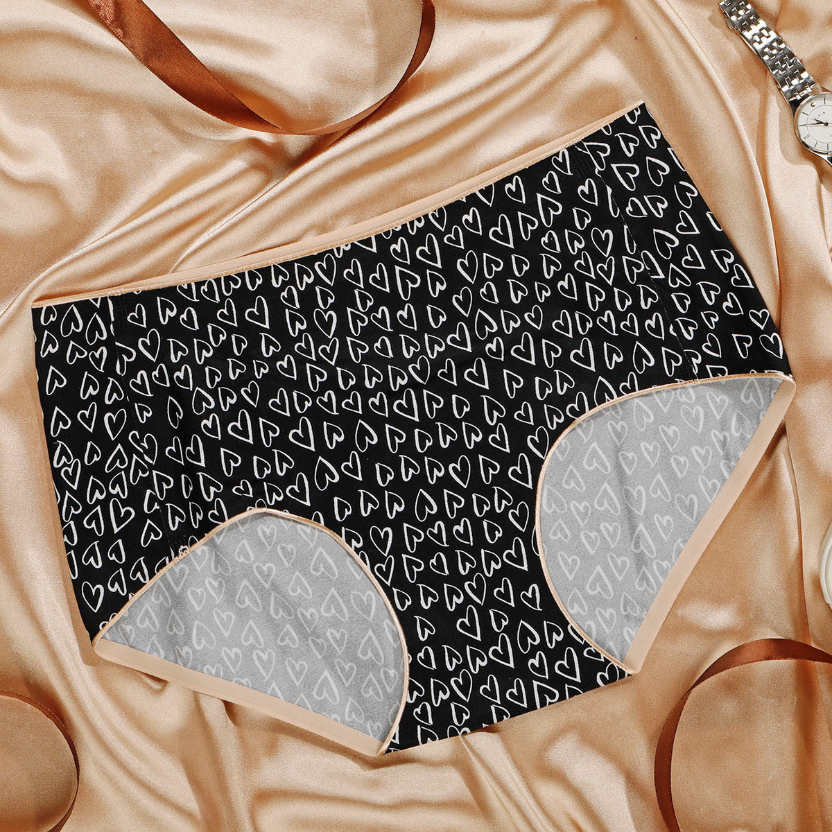 Antibacterial Modal Crotch Seamless Hip Lifting Breathable Briefs