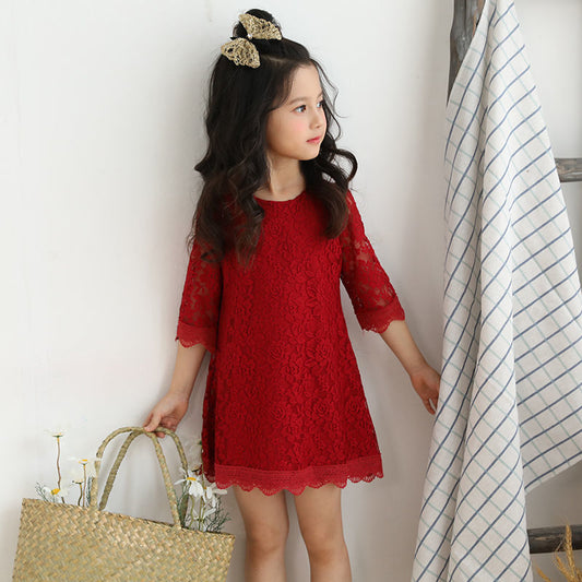 Girls spring and summer dress