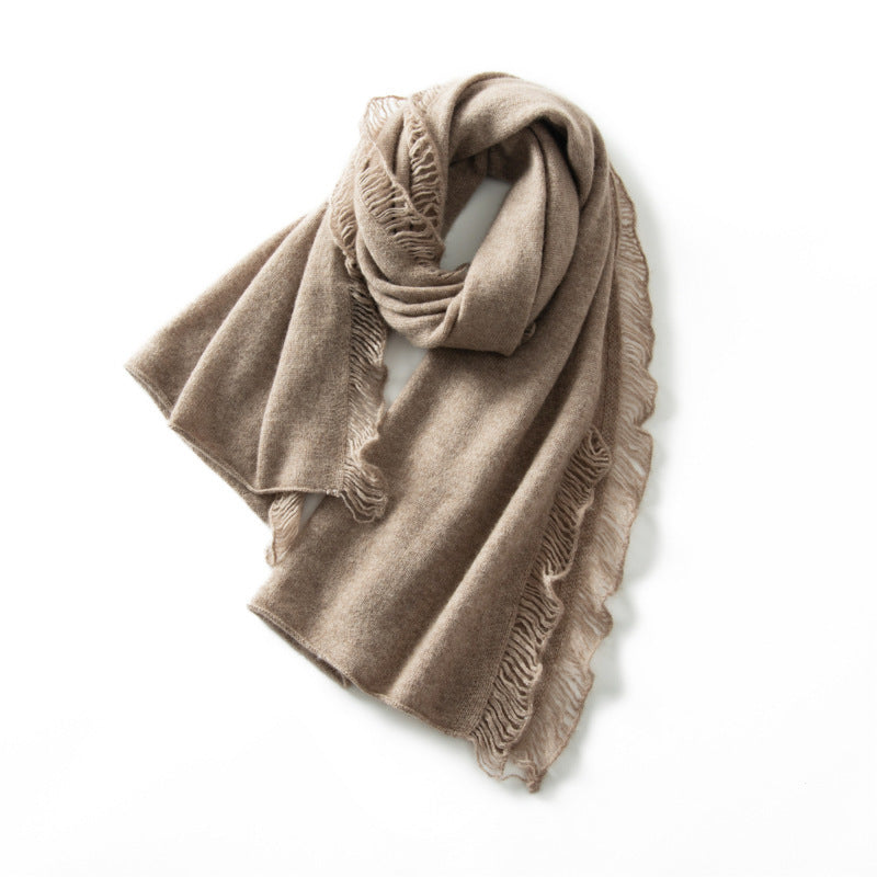 Cashmere Women's Thin Warm Single-strand Scarf