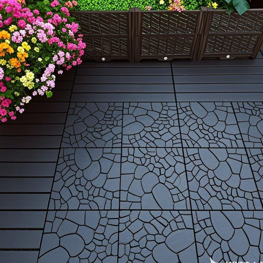 Waterproof Plastic Interlocking Floor Tiles – 44PCS | Infinity Bazaar