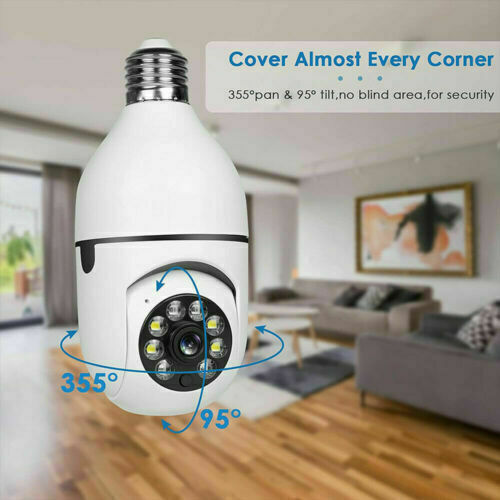 Light Bulb Camera 1080P HD Wireless WiFi Smart Home Security Camera – Discreet & Powerful Surveillance