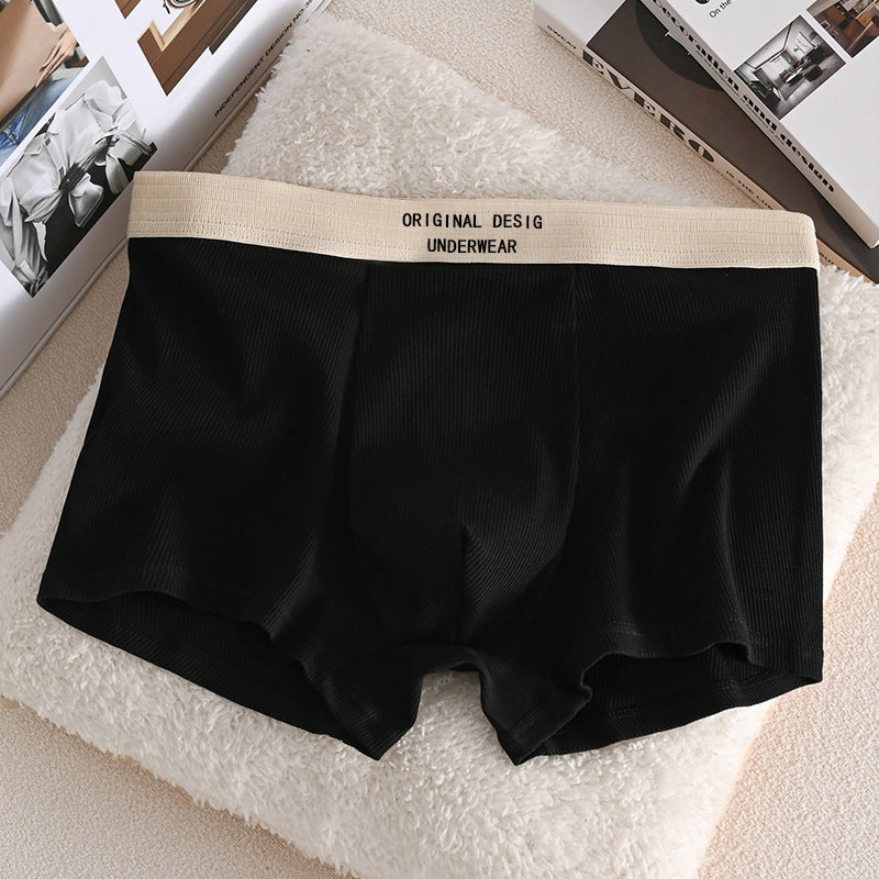 Men's Cotton Plus Size Antibacterial Breathable Boxers