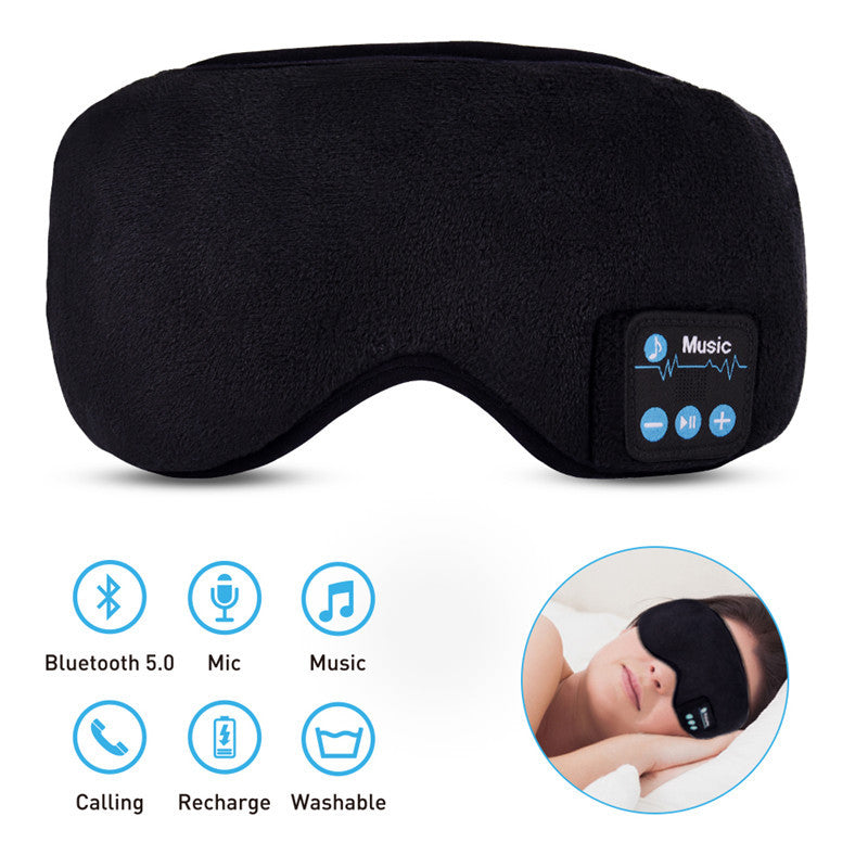 5.0 Bluetooth Music Eye Mask – Wireless Sleep Headphones for Travel, Meditation & Relaxation| Infinity Bazaar