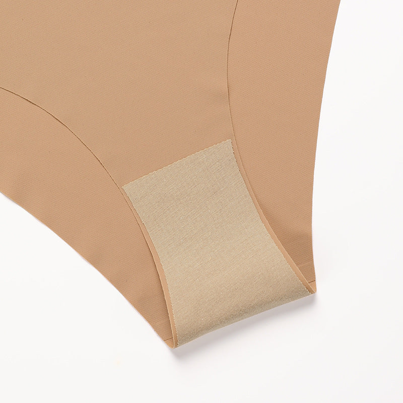 Seamless Ice Silk Cotton Crotch Breathable Underwear