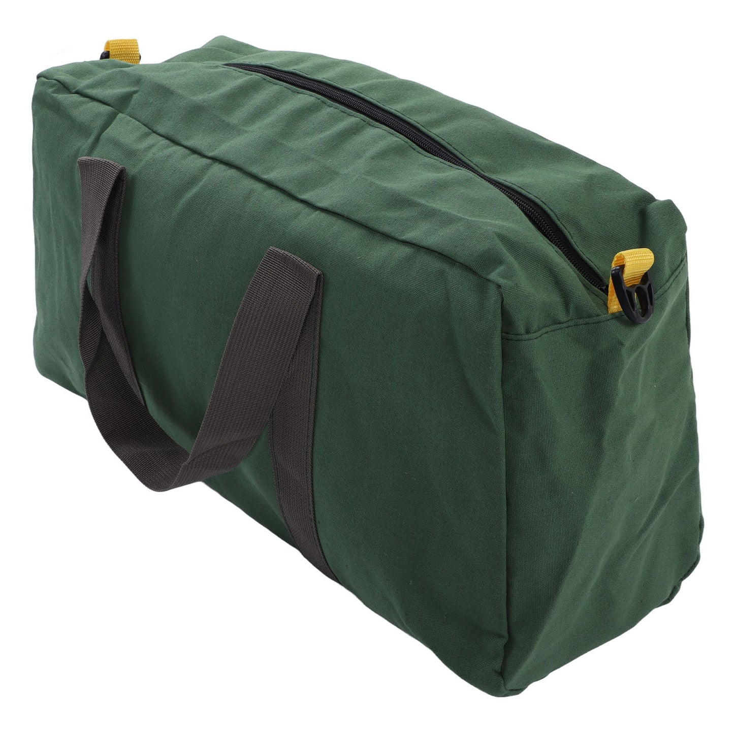 Hand Tool Bag Waterproof Heavy Duty Large Capacity Wide Mouth Canvas Portable Tool Tote for Carpentry Electrician 20 Inch