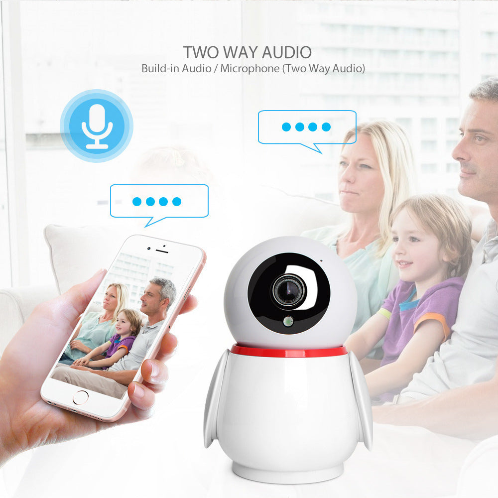 360° Wireless Panoramic Indoor Camera – 1080P WiFi Home Security Cam with Night Vision & Smart Motion Detection | Infinity Bazaar