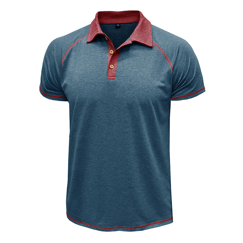 Short-sleeved Lapel T-shirt