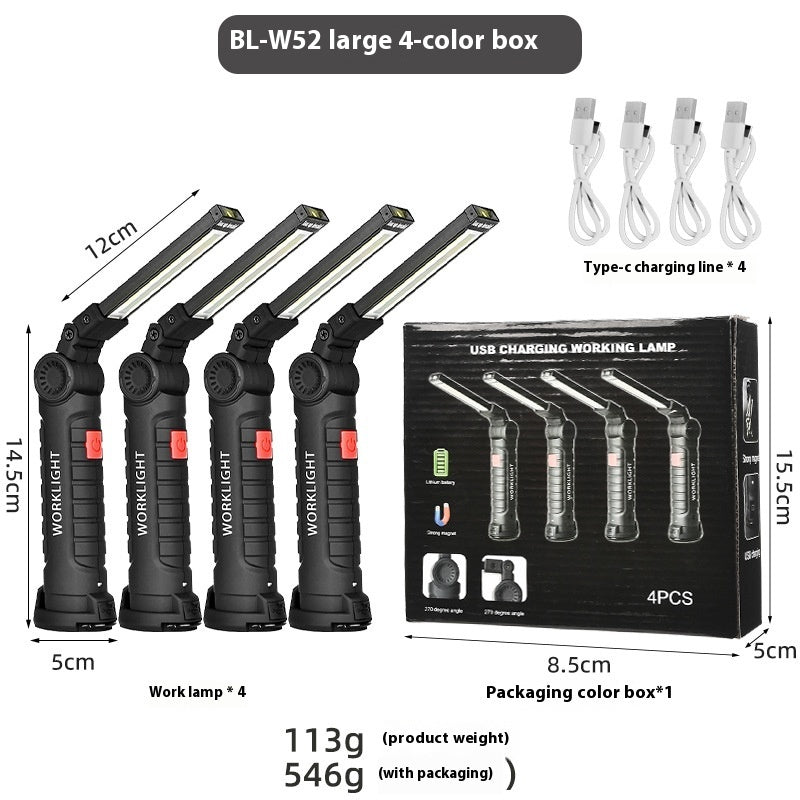 USB Multifunctional COB Magnet Auto Repair Work Light