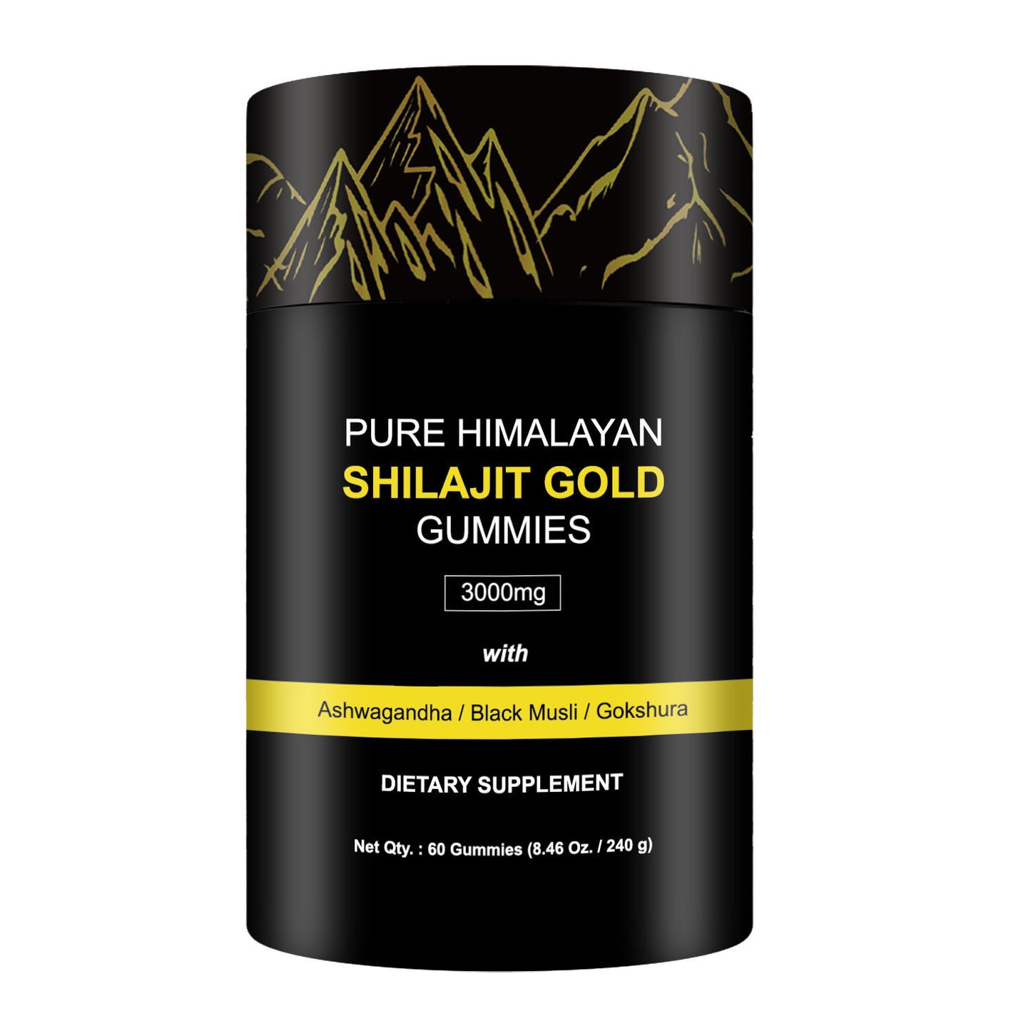 Pure Shilajit Gummies - 60 pieces
