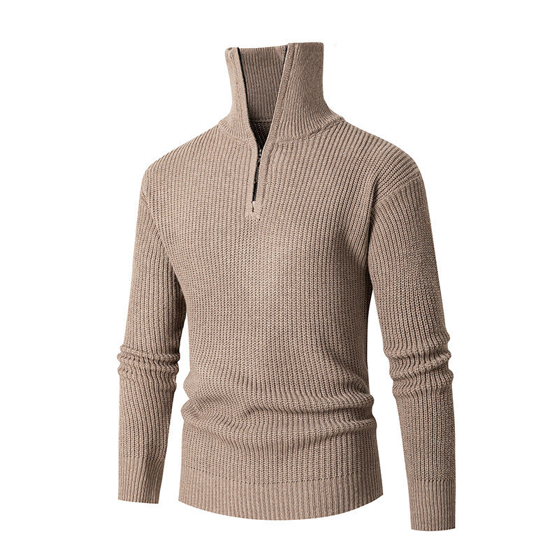 Fall & Spring Men Thermal Slim Fit Base Sweater Shirts Leisure