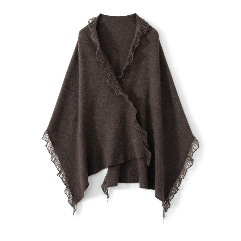 Cashmere Women's Thin Warm Single-strand Scarf
