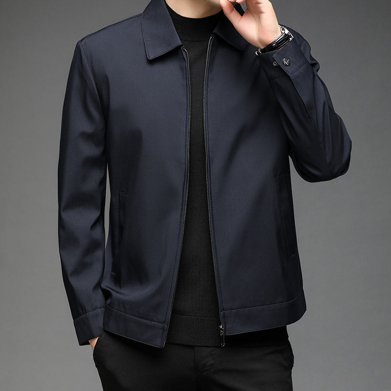 Spring & Autumn Lapel Slim Fit Business Casual Jacket
