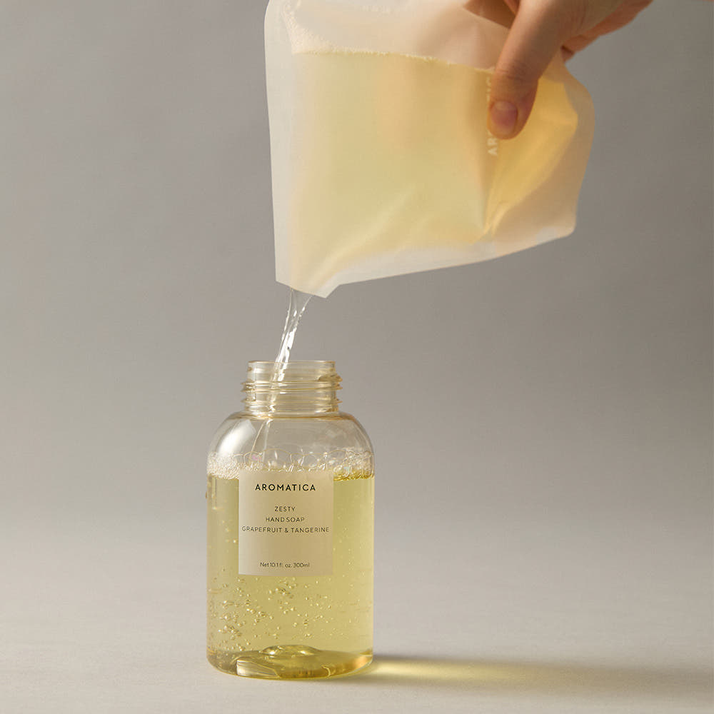 AROMATICA Zesty Hand Soap Grapefruit & Tangerine 300ml (Refill)